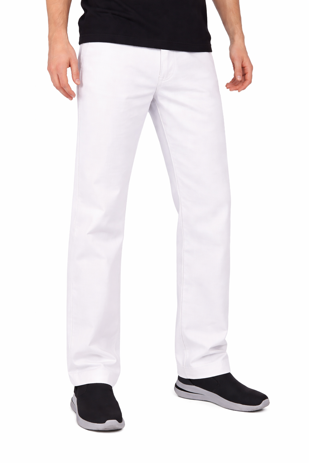 Pantalón Blanco Clásico Todas Las Tallas