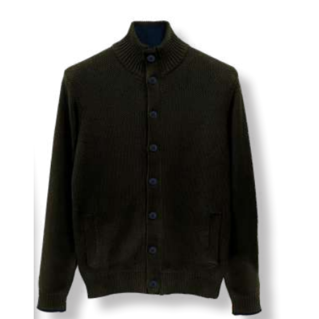 Sweater Con Botones Hombre 3 Colores H35