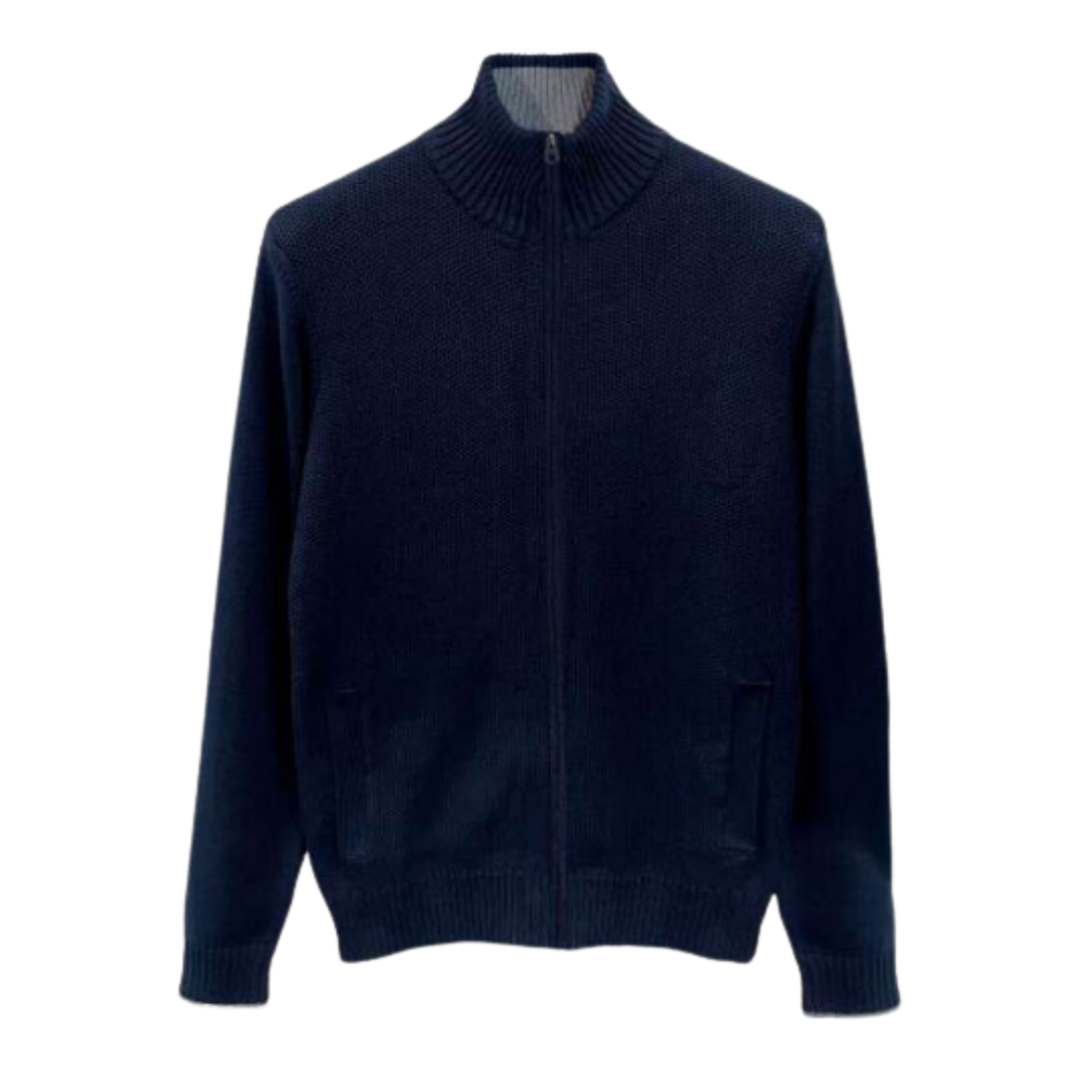 Sweater Hombre Full Cierre H36 3 colores Azul