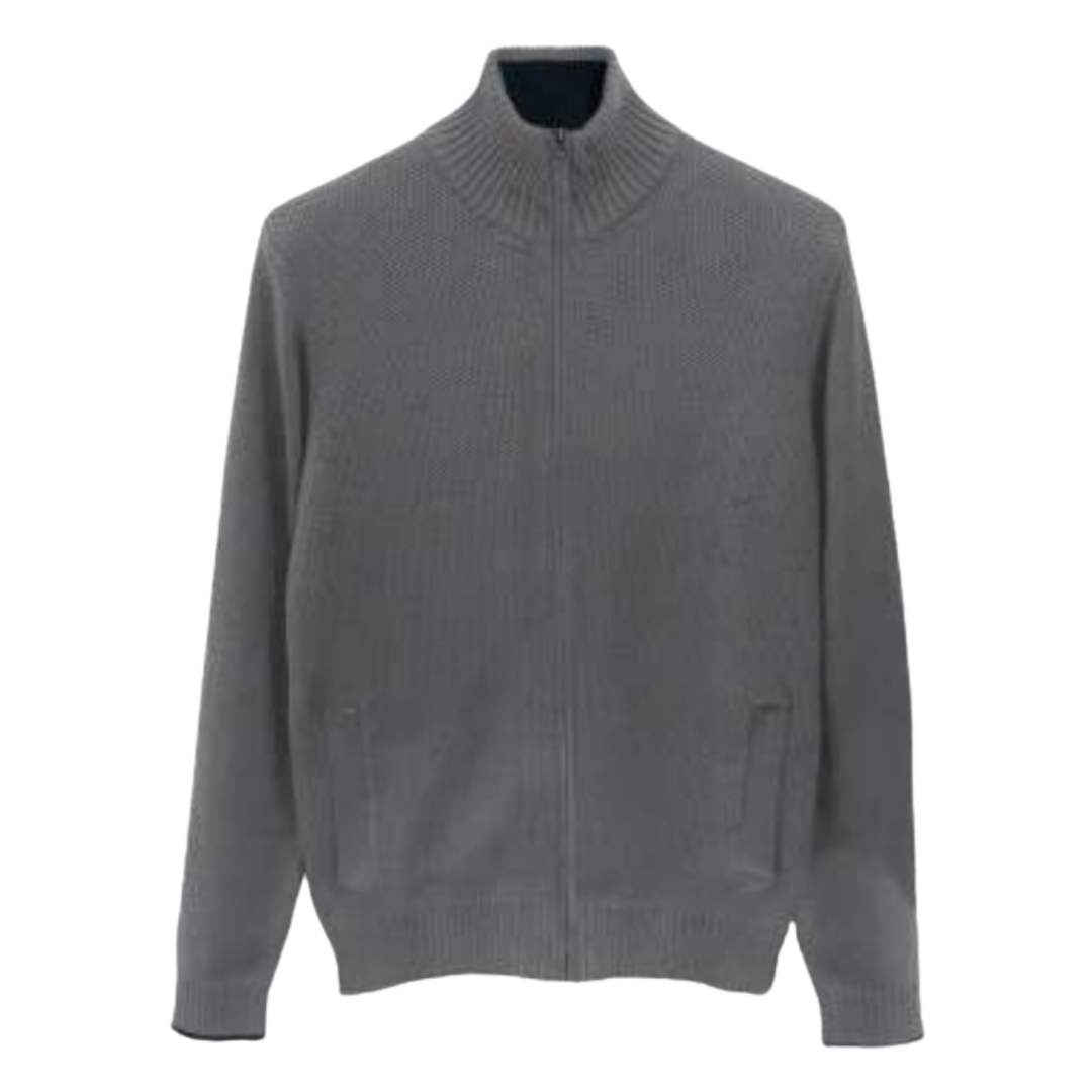 Sweater Hombre Full Cierre H36 3 colores Gris