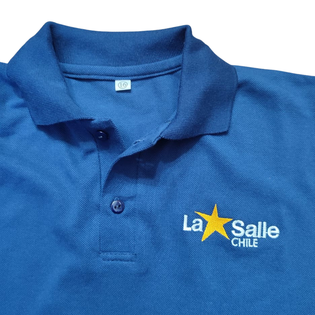 Polera Con Cuello M/C De La Salle Talca Nueva