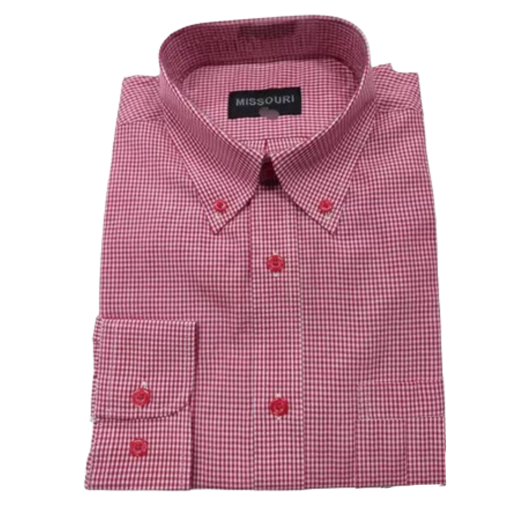 Camisa Huaso Cuadrille Rojo Juvenil