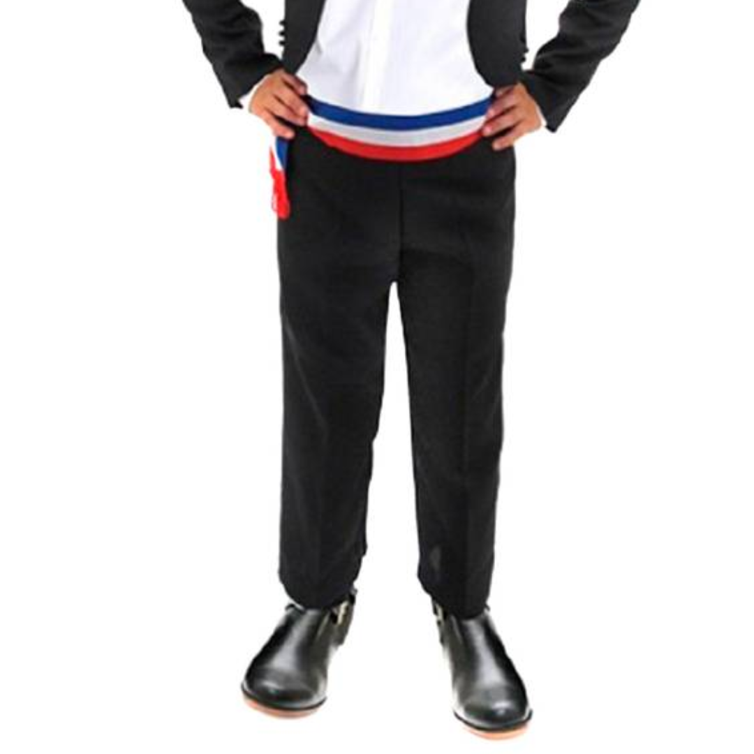 Pantalón Huaso Negro Tela Niño