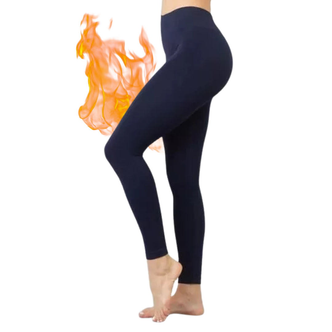 Calza Sin Costura Talla Única Azul