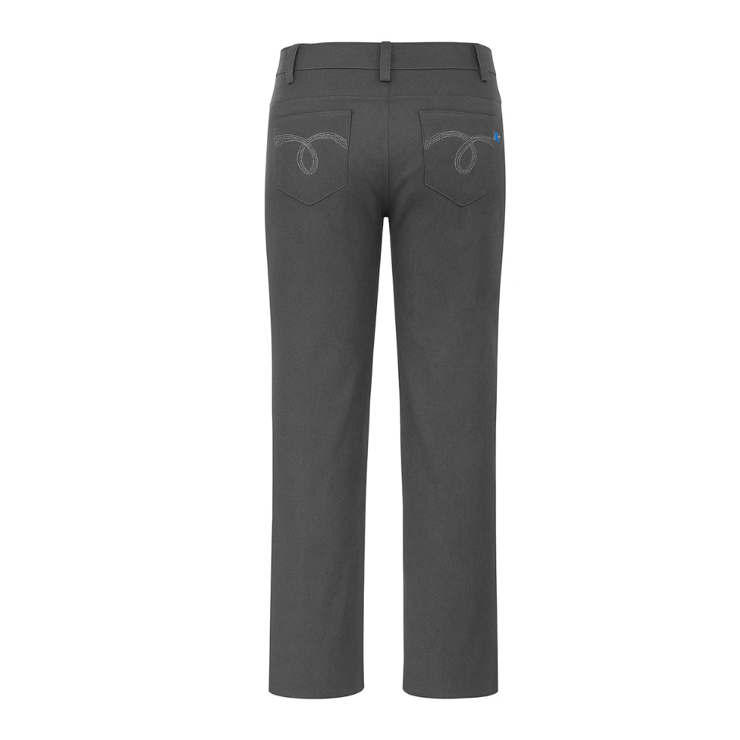 Pantalón Spandex 5 bolsillos Gris Niña