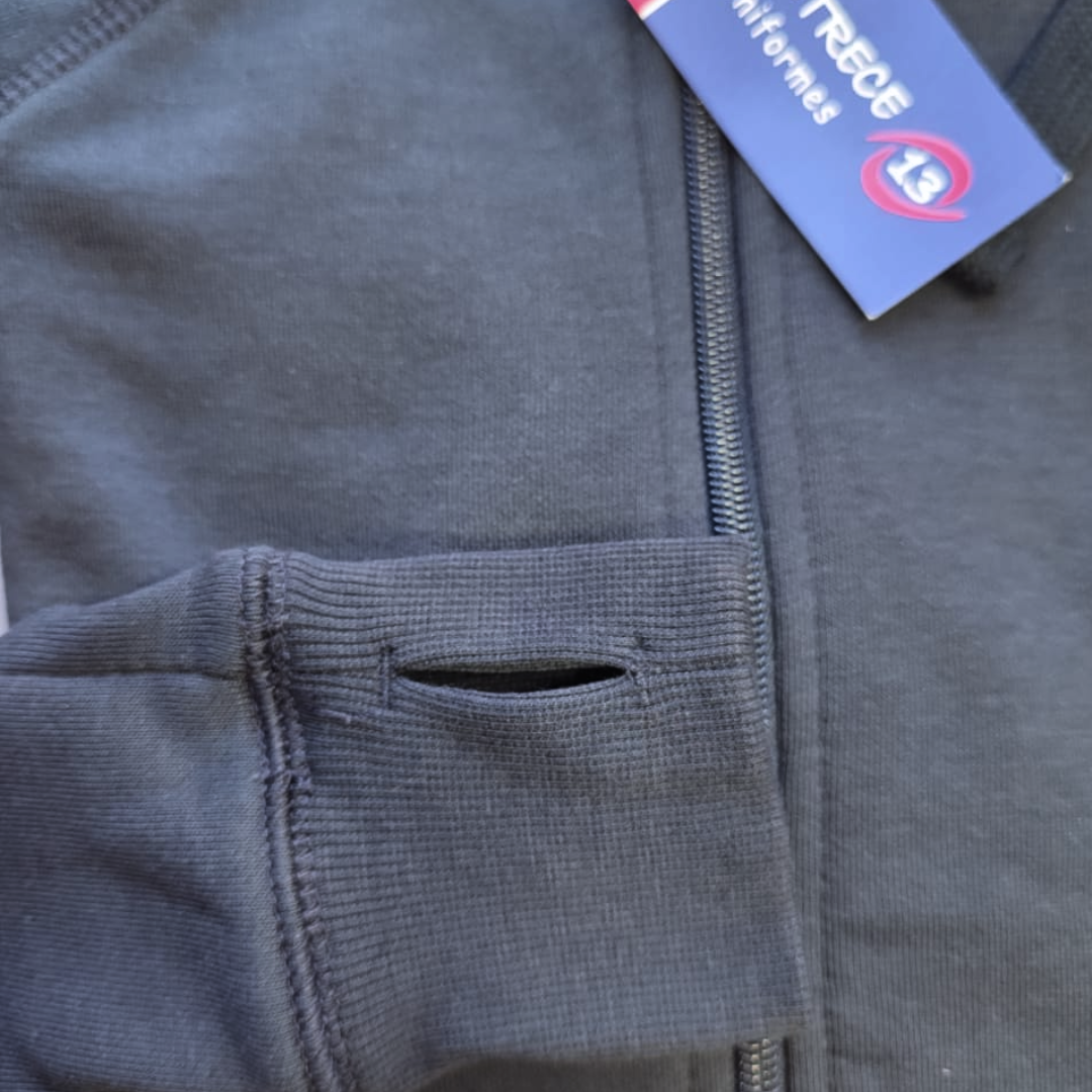 Polerón Escolar Con Cierre Niña Azul