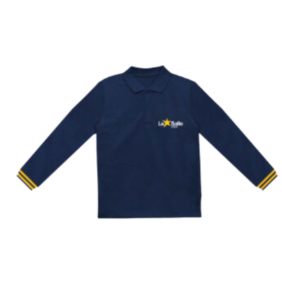 Polera Con Cuello M/L De La Salle Talca Nueva