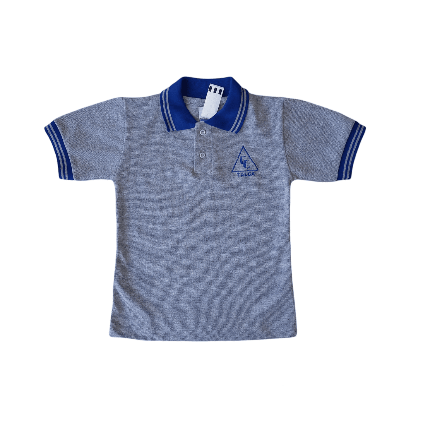 Polera Con Cuello M/C Gris Colegio Concepción de Talca