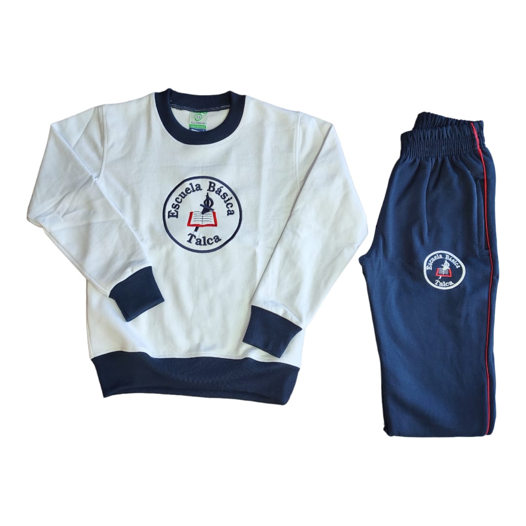 Buzo Algodón Escuela Básica Talca