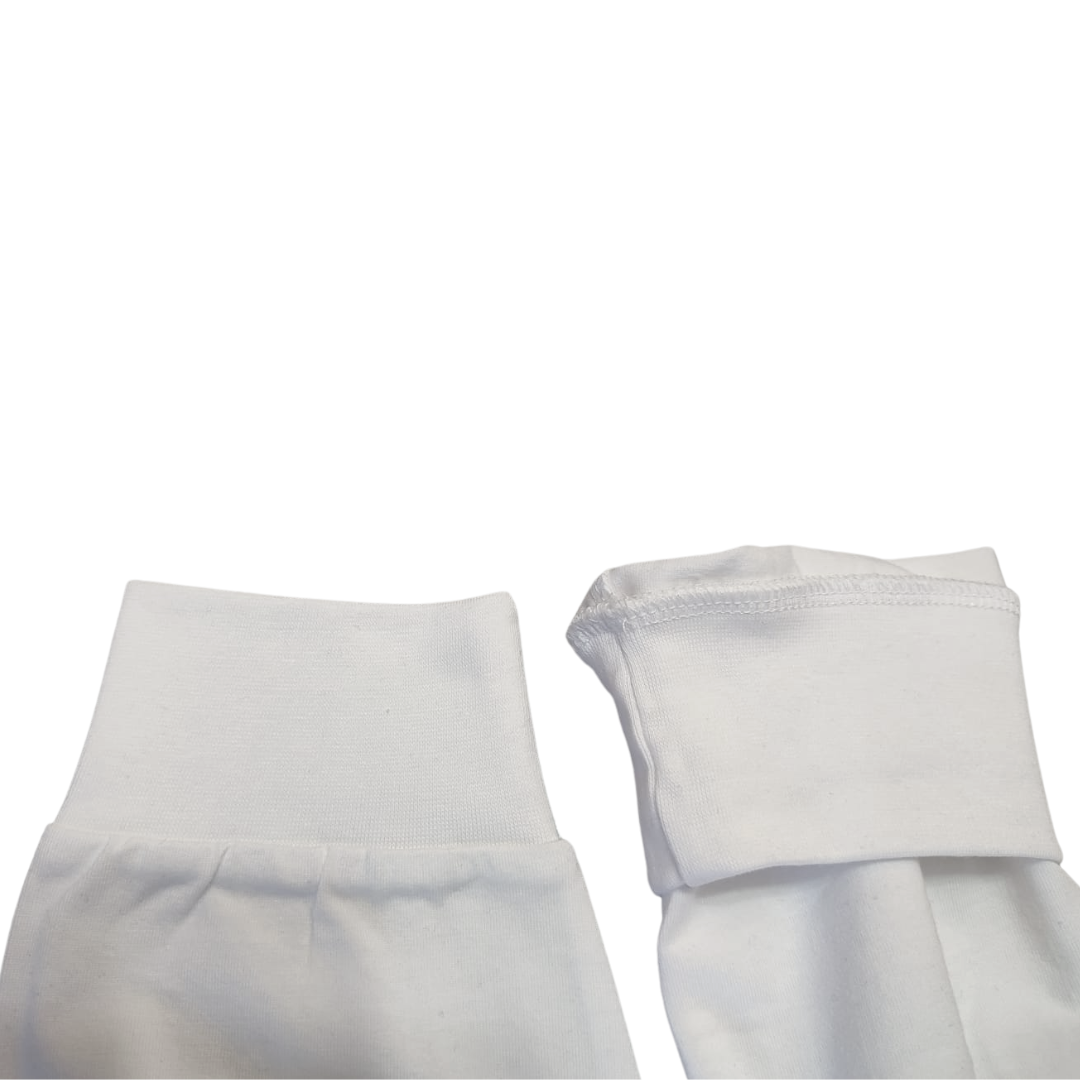 Polera Polo M/Larga Blanca
