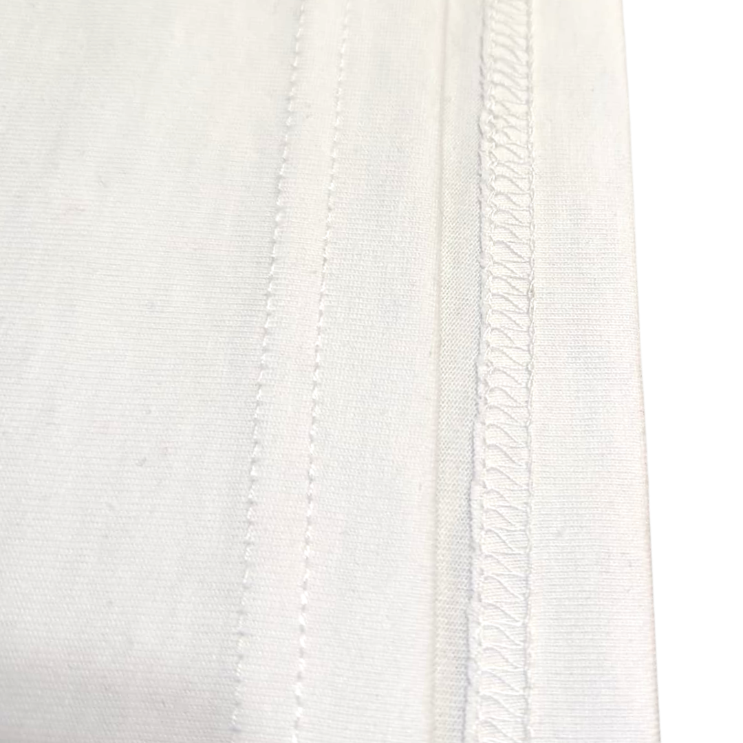 Polera Polo M/Larga Blanca