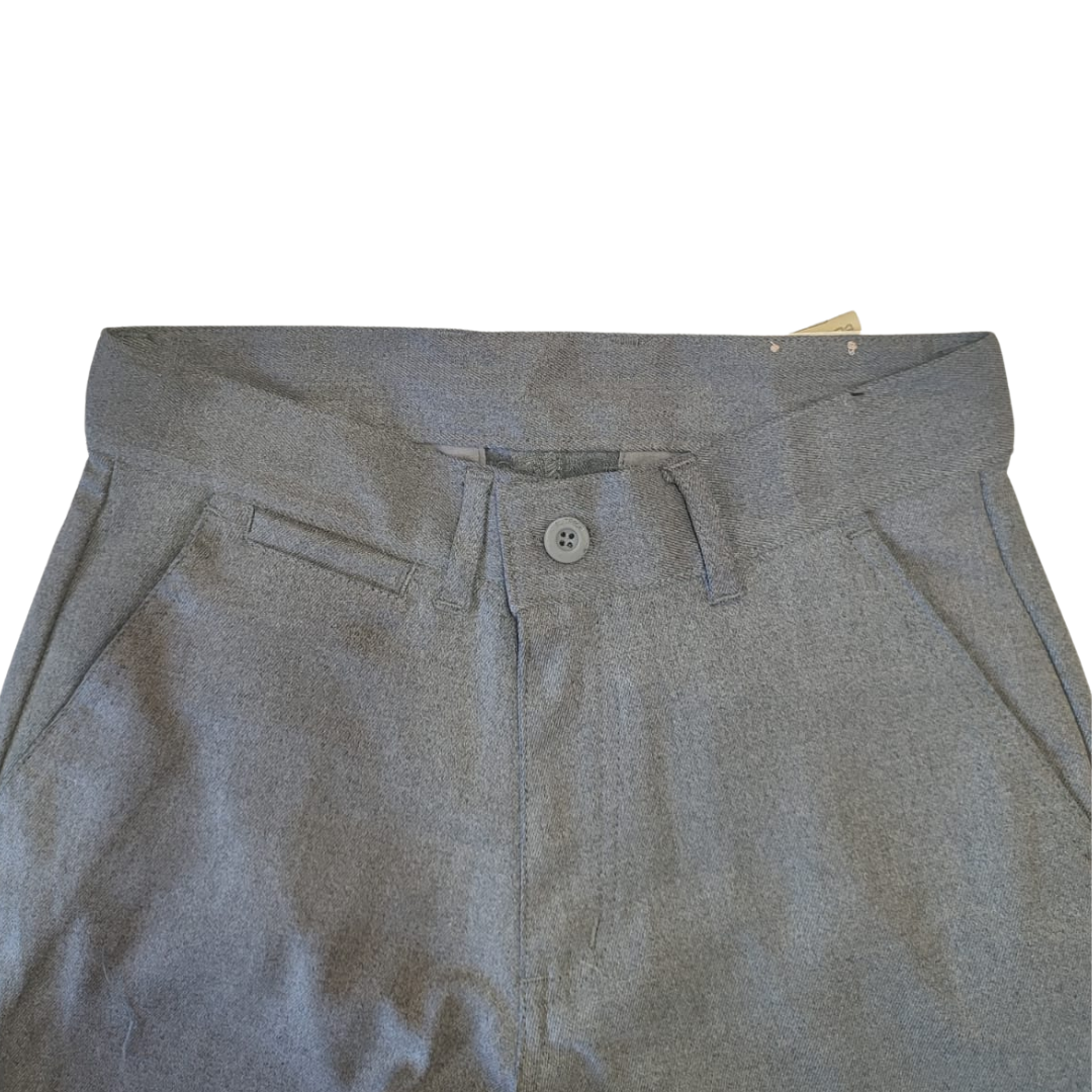 Pantalón Slim Spandex De Colegio Gris Niño