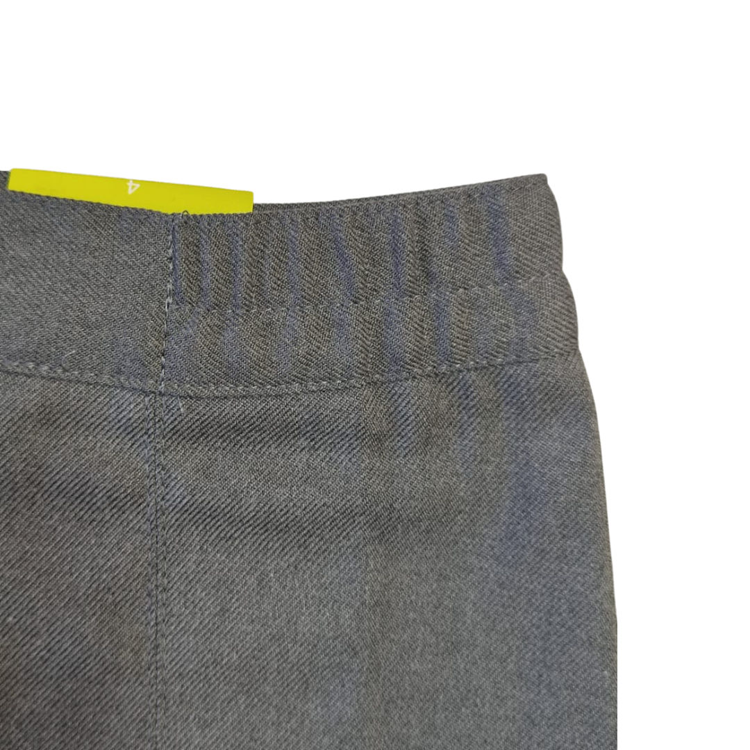 Falda Clásica Gris 4 tablas