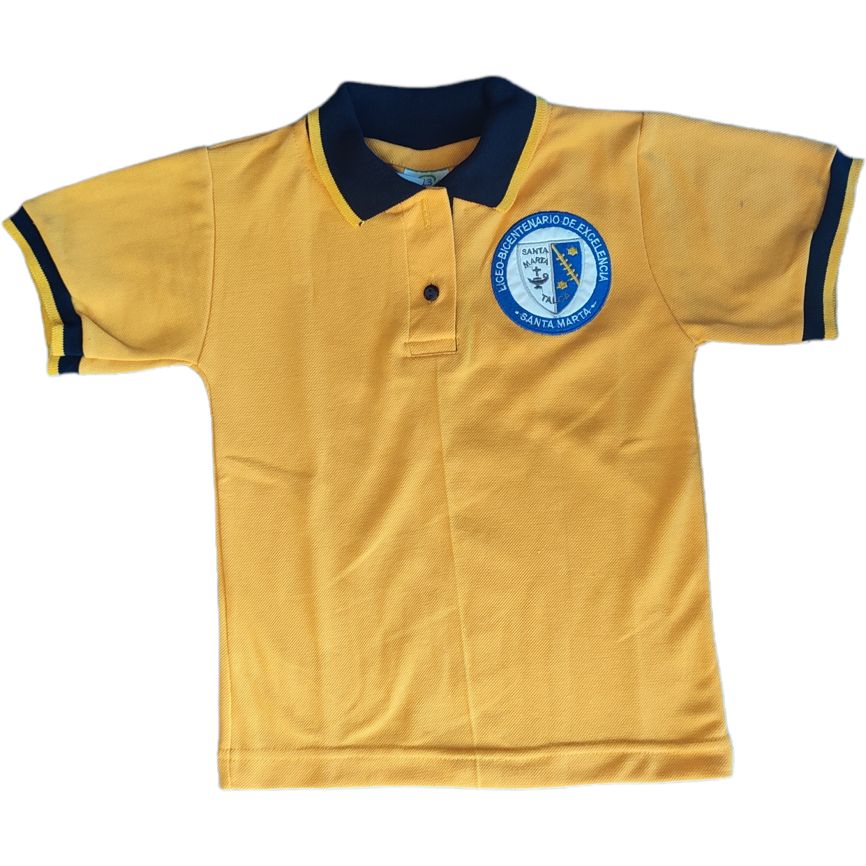Polera Con Cuello M/C Amarilla Santa Marta Talca