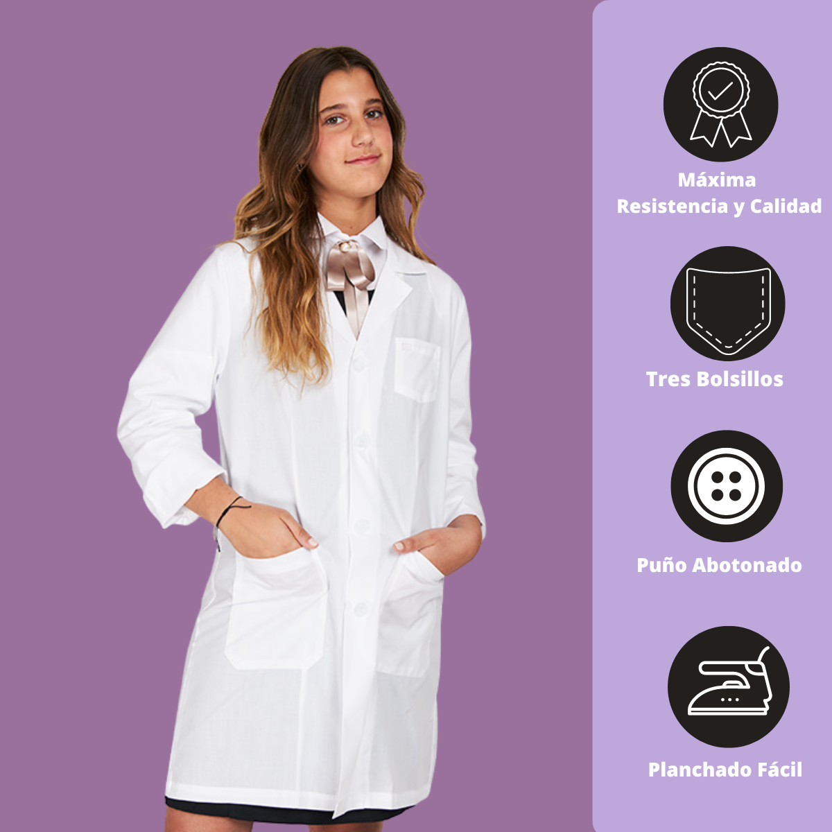 Delantal Blanco Niña