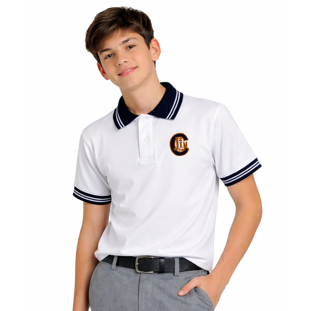 Polera Con Cuello M/C Jim Central Talca