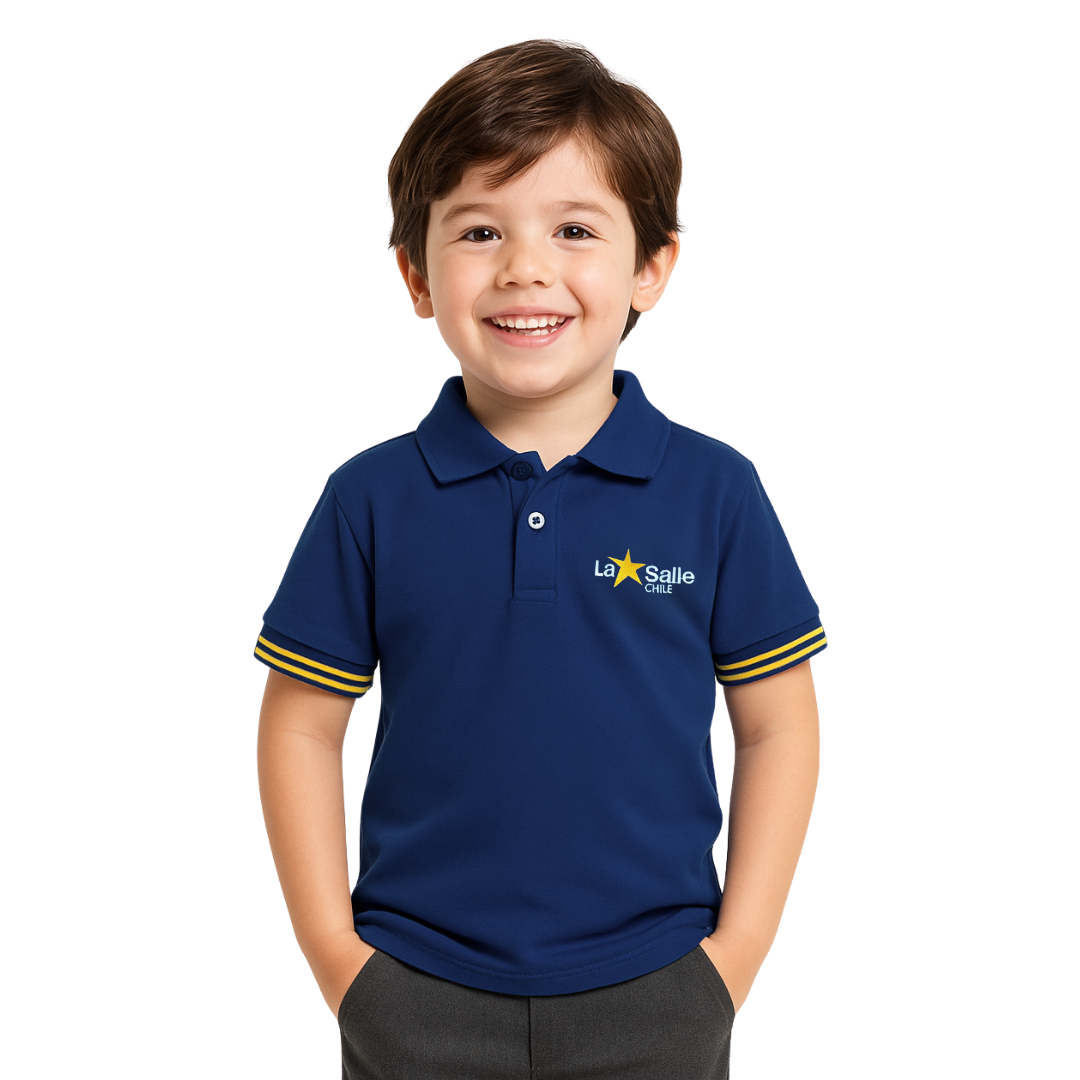 Polera Con Cuello M/C De La Salle Talca Nueva