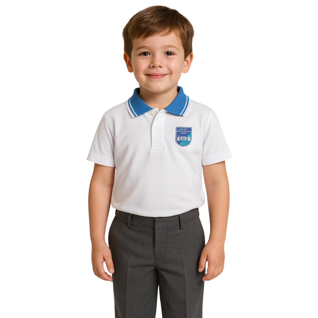 Polera Con Cuello M/C Carlos Salinas Talca