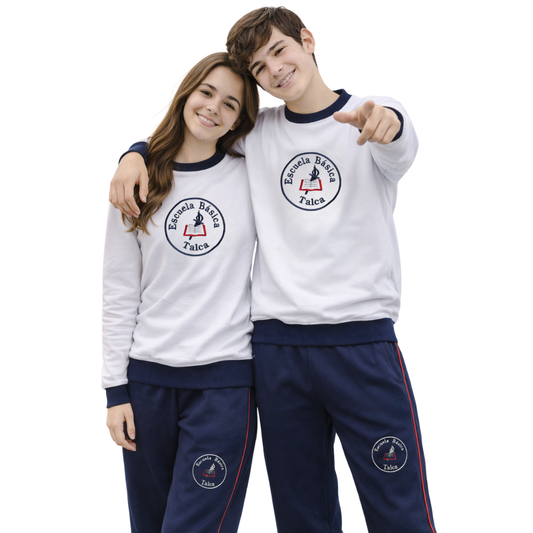 Buzo Algodón Escuela Básica Talca