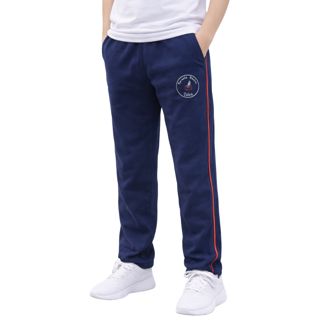 Pantalón Buzo Algodón Escuela Básica Talca