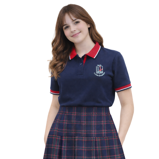 Polera Con Cuello M/C Integrado Niña Talca