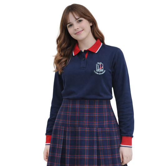 Polera Con Cuello M/L Integrado Niña Talca