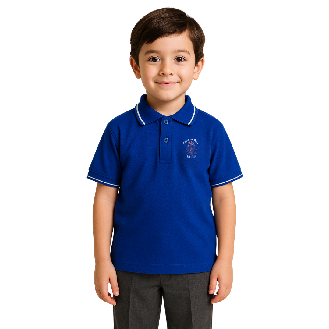 Polera Con Cuello M/C Amor de Dios Niño Talca