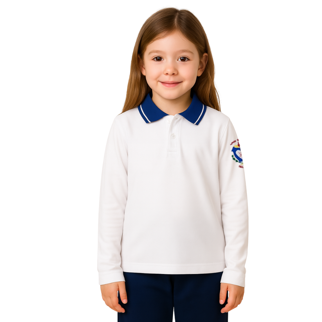 Polera Con Cuello M/L Amor de Dios Niña Talca