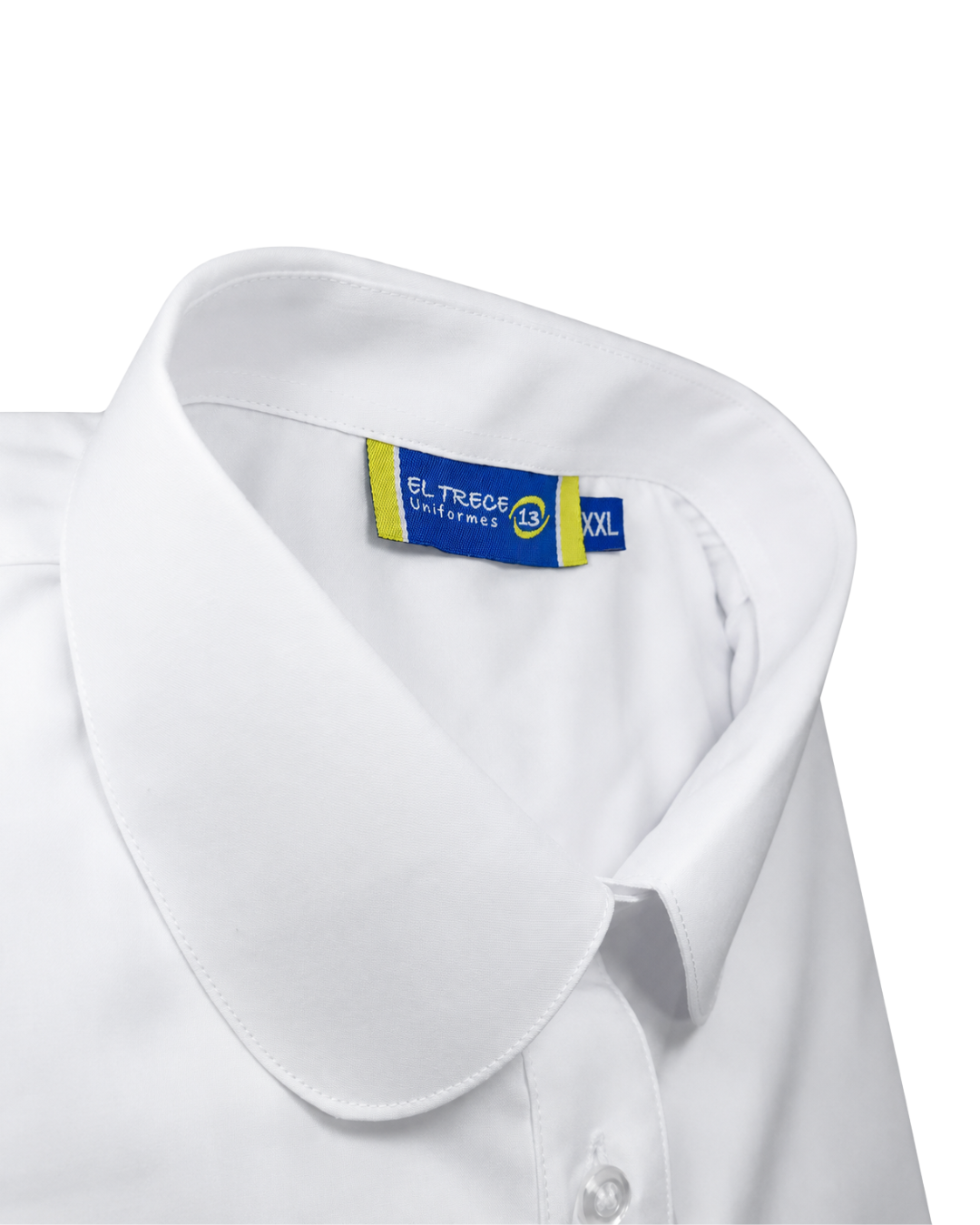 Blusa Entallada Blanca Niña