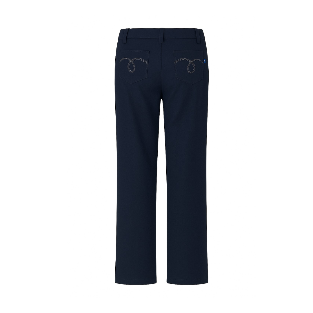 Pantalón Spandex 5 bolsillos Azul Marino Niña