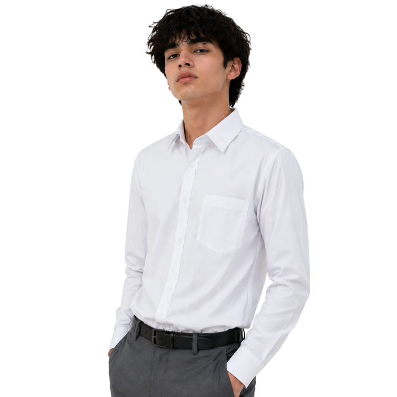 Camisa Clásica Blanca Niño