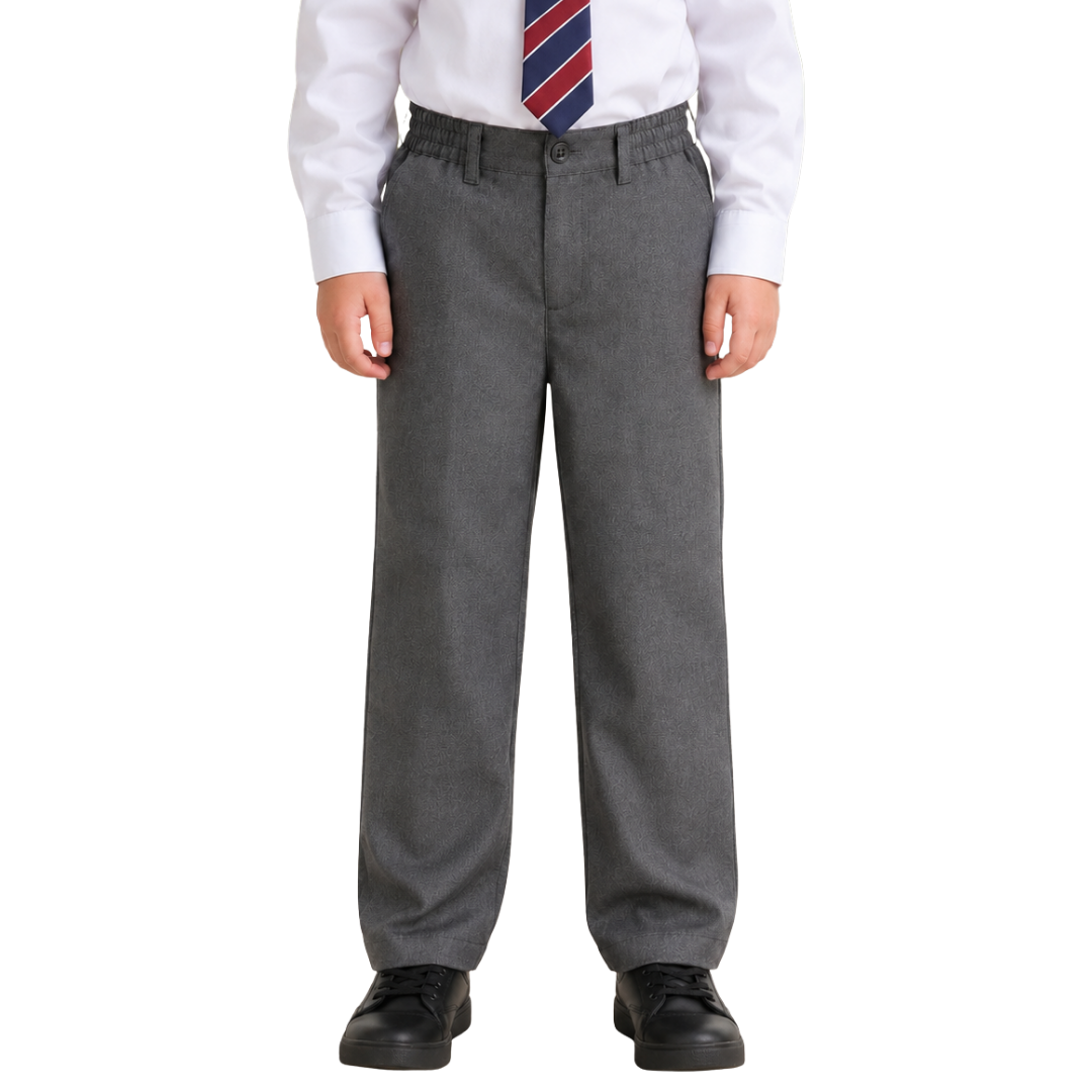 Pantalón Cargo De Colegio Gris Niño