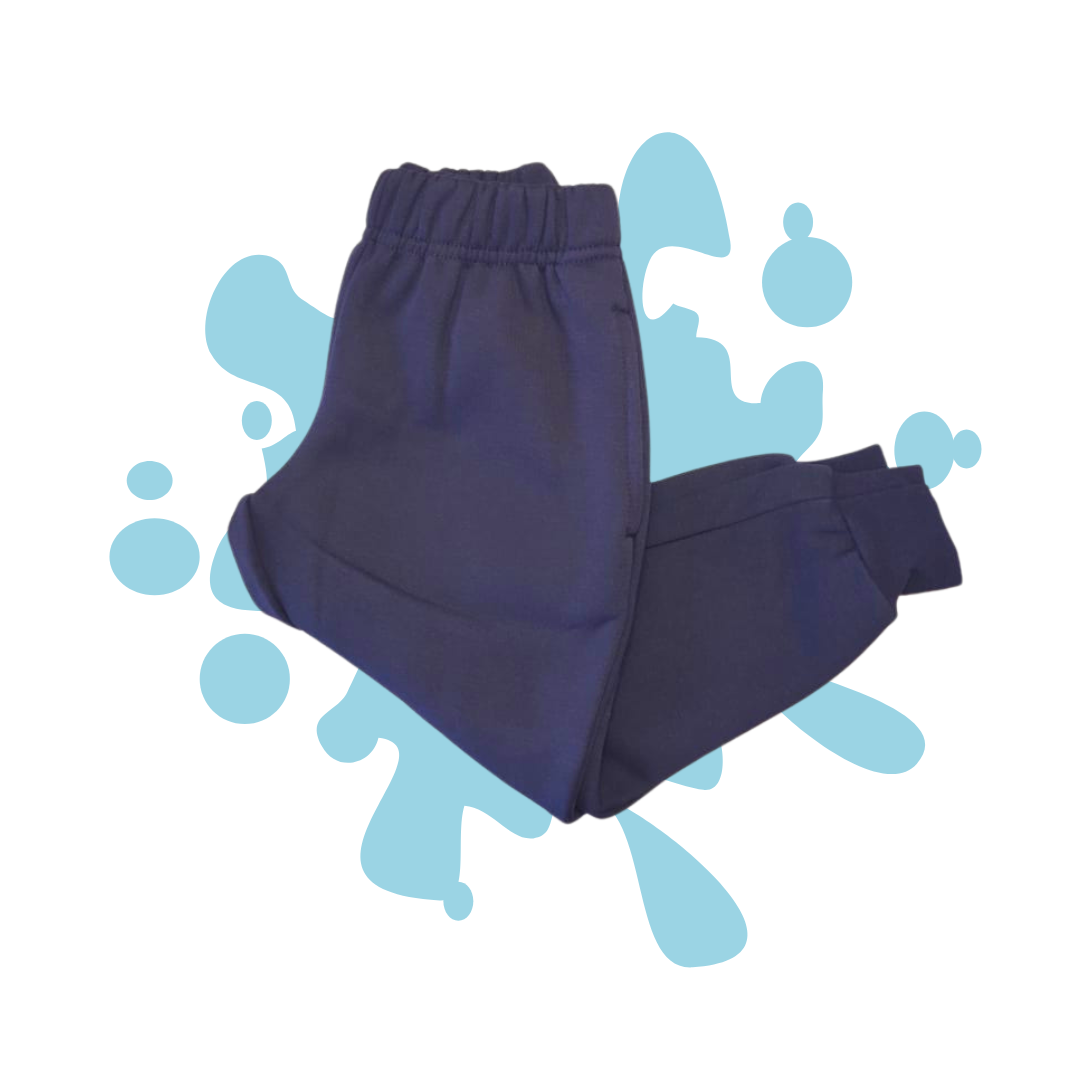 Pantalón Buzo con puño Azul Marino