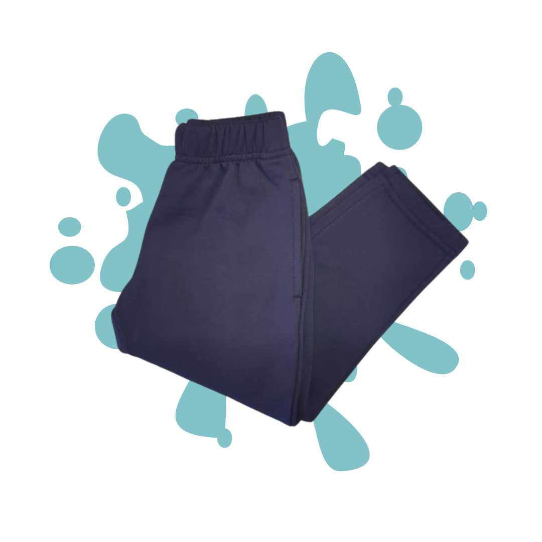 Pantalón Buzo sin puño Azul Marino